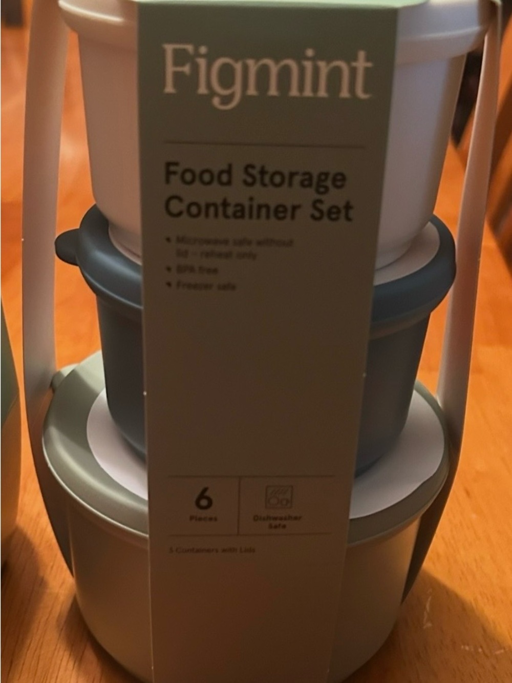 Figmint Food Storage Container.  2 sets-6 bowls - Picture 7 of 7